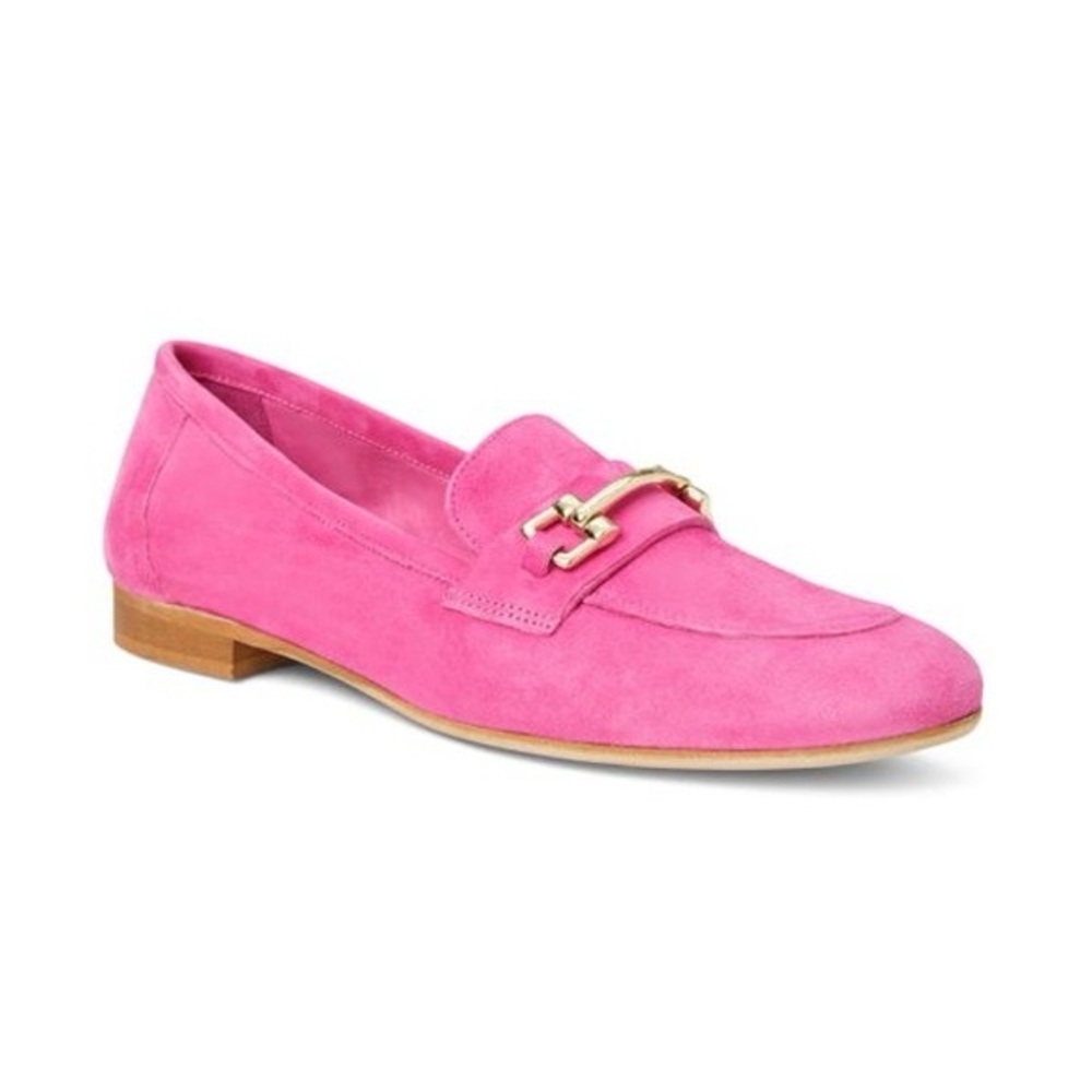 BRUNO MAGLI Demi Suede Bit Loafers 10M pink THP